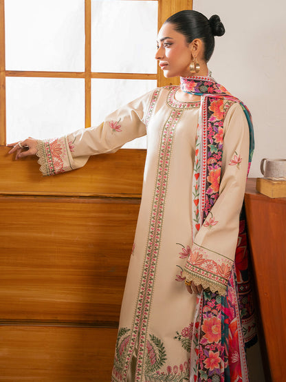 Rajbari | Parisa Premium Summer Edit | A- 04 S Beige Lawn