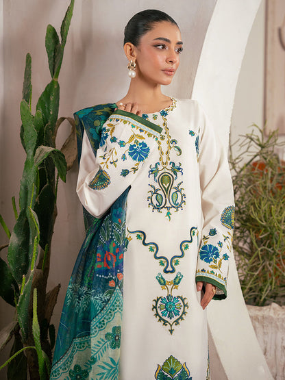 Rajbari | Parisa Premium Summer Edit | A - 05 S Ivory Lawn