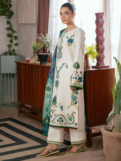 Rajbari | Parisa Premium Summer Edit | A - 05 XL Ivory Lawn