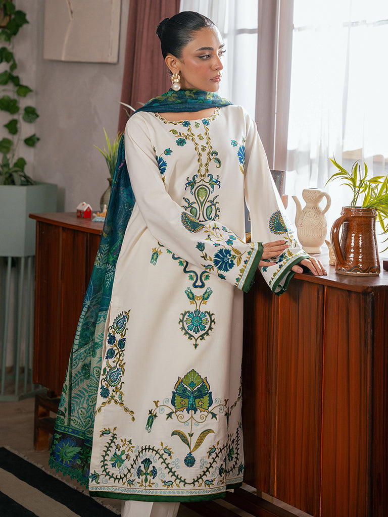 Rajbari | Parisa Premium Summer Edit | A - 05 M Ivory Lawn
