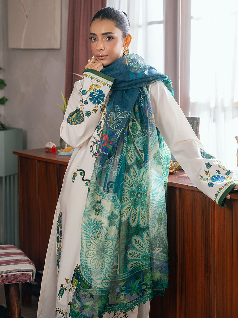 Rajbari | Parisa Premium Summer Edit | A - 05 L Ivory Lawn