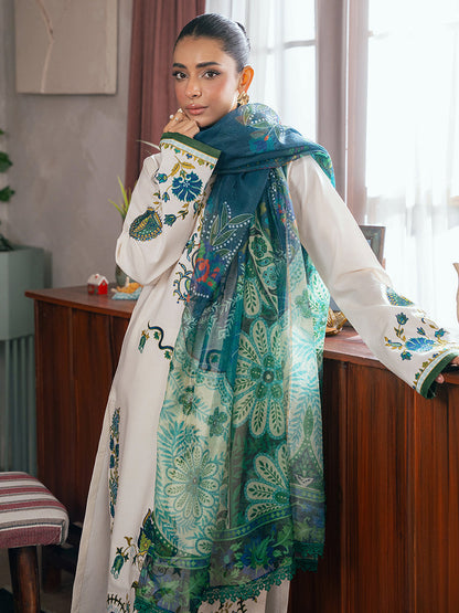Rajbari | Parisa Premium Summer Edit | A - 05 L Ivory Lawn