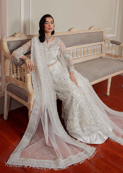 Dastoor | Airah Festive 25 | Glimmer L White Organza