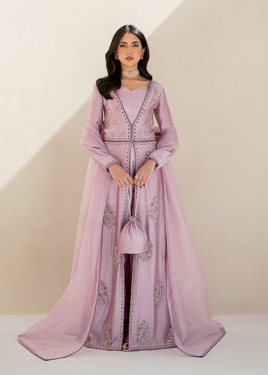 Dastoor | Maahi Luxury Pret 25 | Careesa XS Lilac Tissue Silk