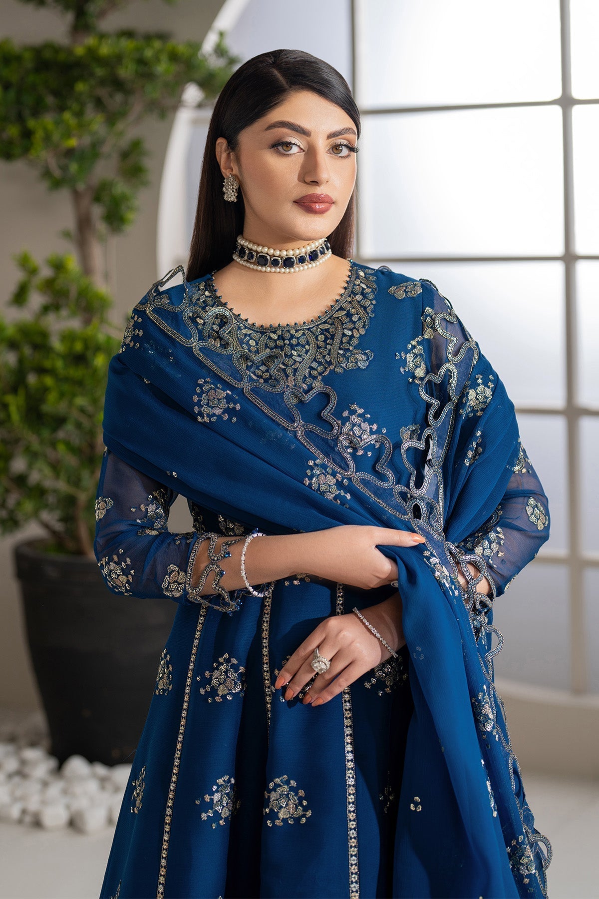 Alizeh | Formals Wear | AF-CH-2189-Pernia - Pakistani Designer Dress - by Alizeh - Type : Ladies Clothes - 100% Original at Saira Sultan