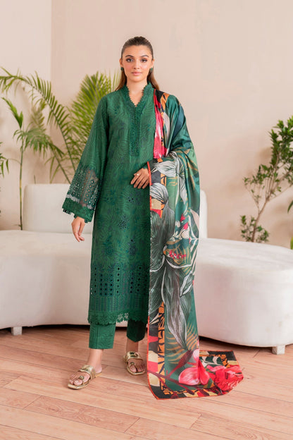 Xenia Formals | Printkari 25 | BETH L Teal Green Lawn