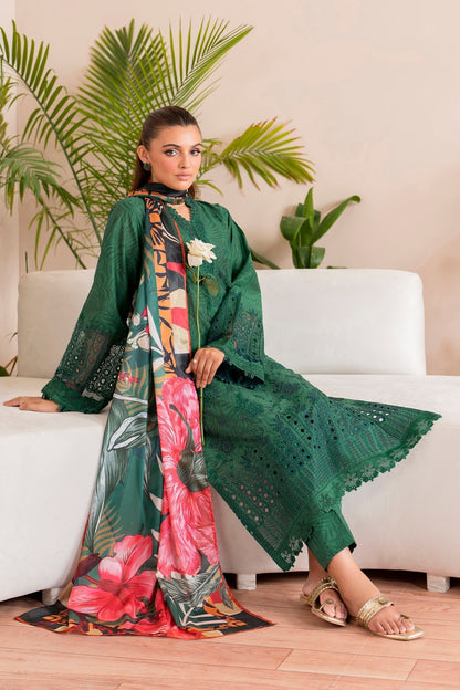 Xenia Formals | Printkari 25 | BETH XL Teal Green Lawn