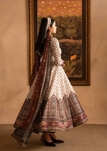 Maria Osama Khan | Retro Lawn 25 | Nair S Off White Lawn