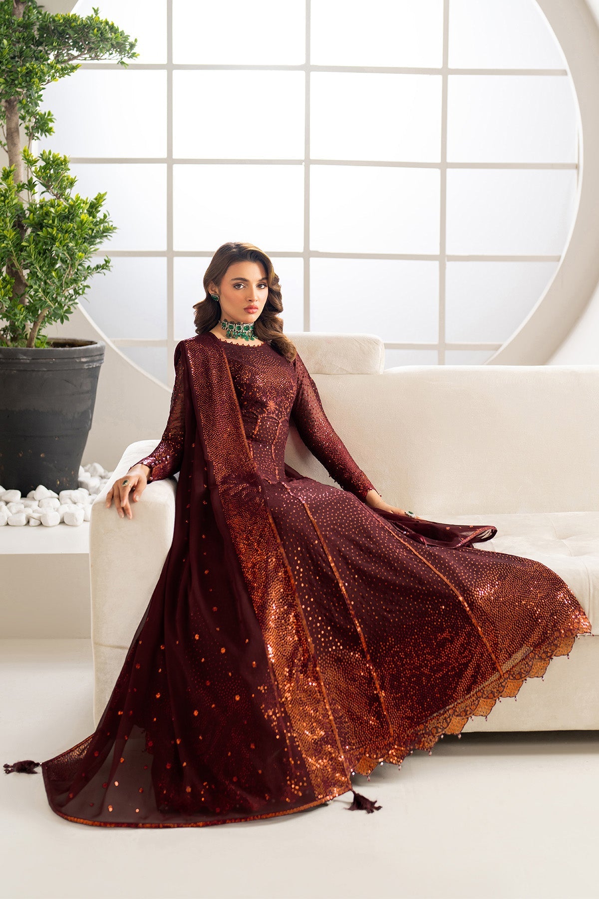 Alizeh | Formals Wear | AF-CH-2190-Liyana - Pakistani Designer Dress - by Alizeh - Type : Ladies Clothes - 100% Original at Saira Sultan