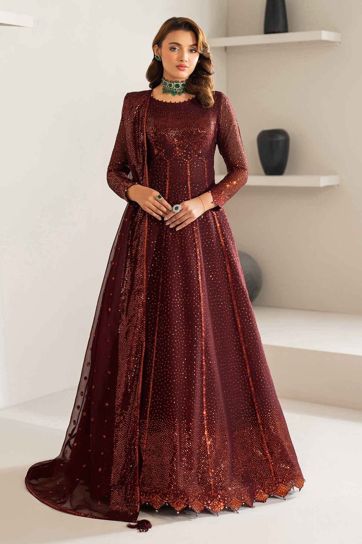 Alizeh | Formals Wear | AF-CH-2190-Liyana - Pakistani Designer Dress - by Alizeh - Type : Ladies Clothes - 100% Original at Saira Sultan