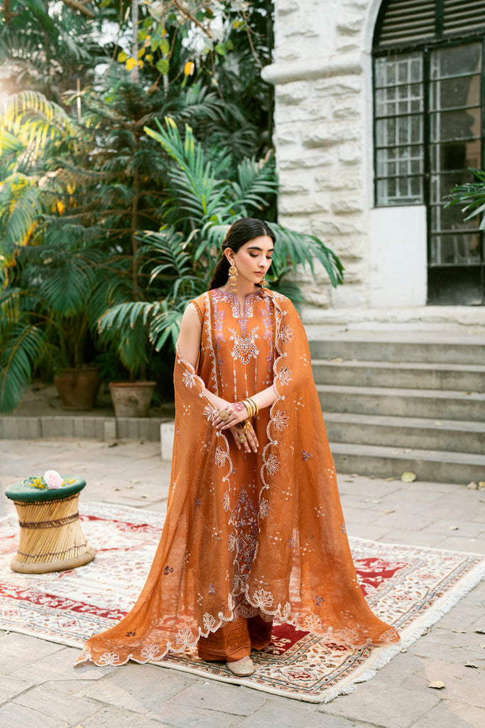 Florent | Eid Edits Luxury Lawn | FEE-6A XS Rust Lawn