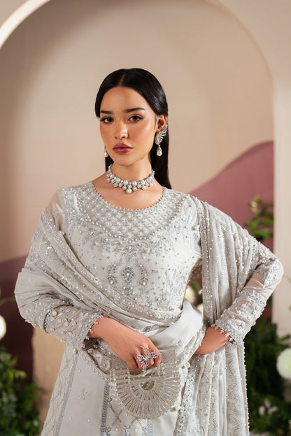 Alizeh | Handcrafted Eid Edit 25 | AF-HM-4032-Musk M Off White Chiffon