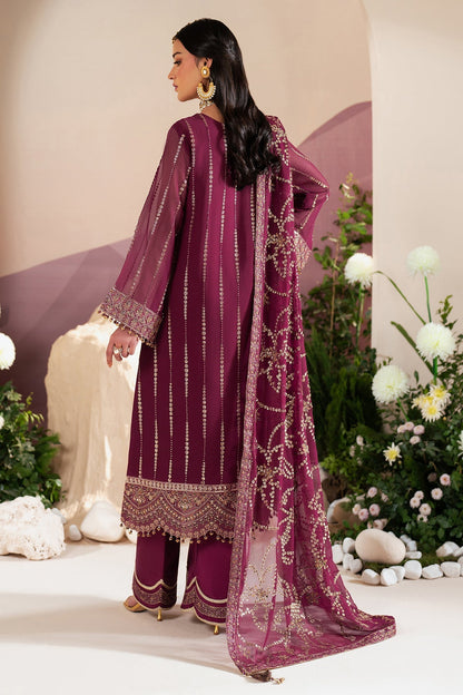 Alizeh | Handcrafted Eid Edit 25 | AF-HM-4034-Dusk S Fuchsia Chiffon