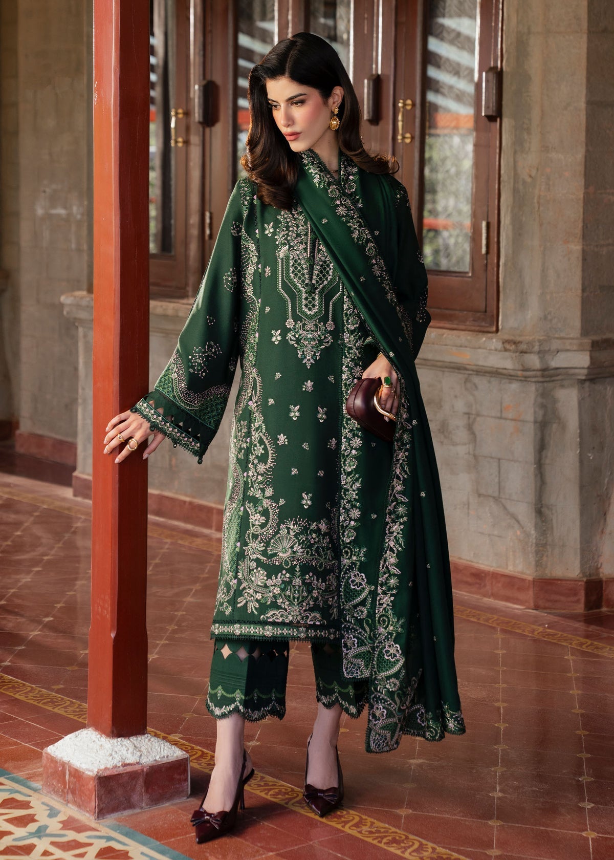 Kanwal Malik | Gulana Winter 25 | Mina by Kanwal Malik - Designer Dress  - Type : Ladies Clothes - Available at Saira Sultan - 100% Original 