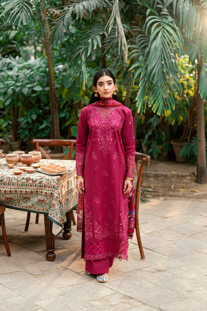 Florent | Eid Edits Luxury Lawn | FEE-2B XS Carmine Lawn