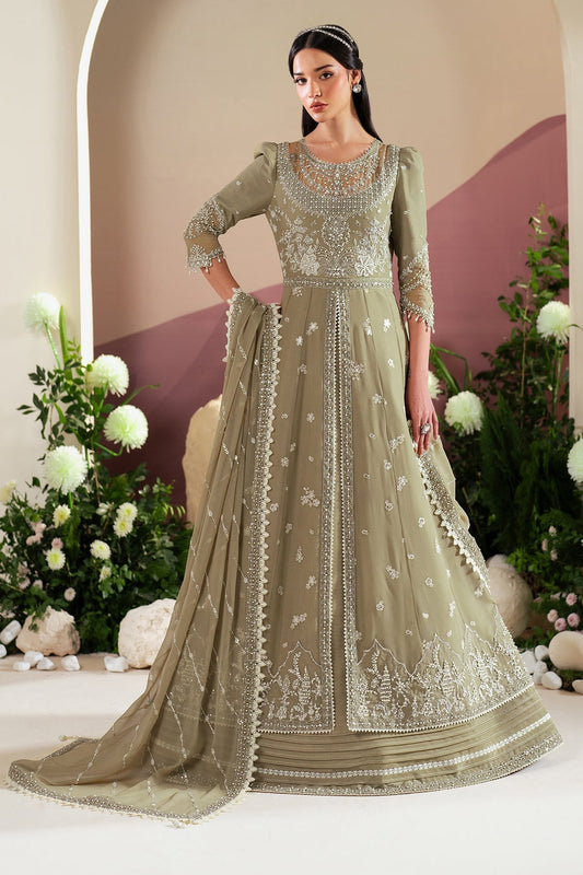 Alizeh | Handcrafted Eid Edit 25 | AF-HM-4040-Tunic XS Sage Chiffon