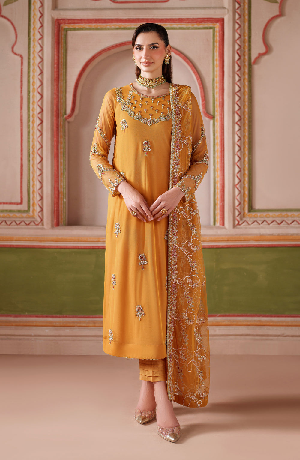 Zarif | Falesia Formals | UNST-HF-04 SOHA - Pakistani Designer Dress - by Zarif - Type : Ladies Clothes - 100% Original at Saira Sultan