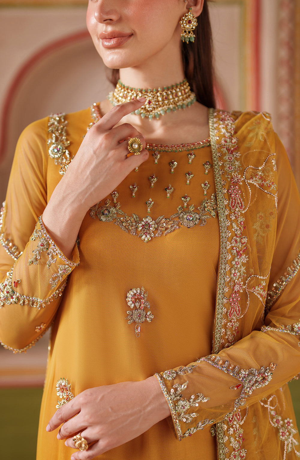 Zarif | Falesia Formals | UNST-HF-04 SOHA - Pakistani Designer Dress - by Zarif - Type : Ladies Clothes - 100% Original at Saira Sultan