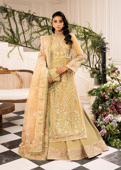 Inayat | Festive Formals | BREWING-MATCHA - Pakistani Designer Dress - by Inayat - Type : Ladies Clothes - 100% Original at Saira Sultan