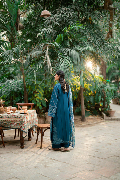 Florent | Eid Edits Luxury Lawn | FEE-3B S Sea Green Lawn