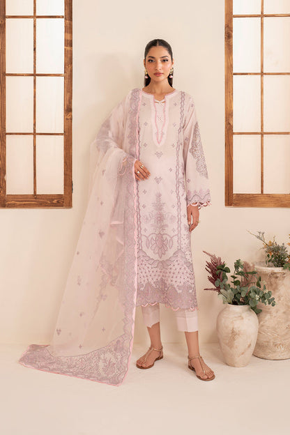 Zarif | Lamhay Luxury Eid Lawn 25 | 07 NERISA XS Lilac Lawn