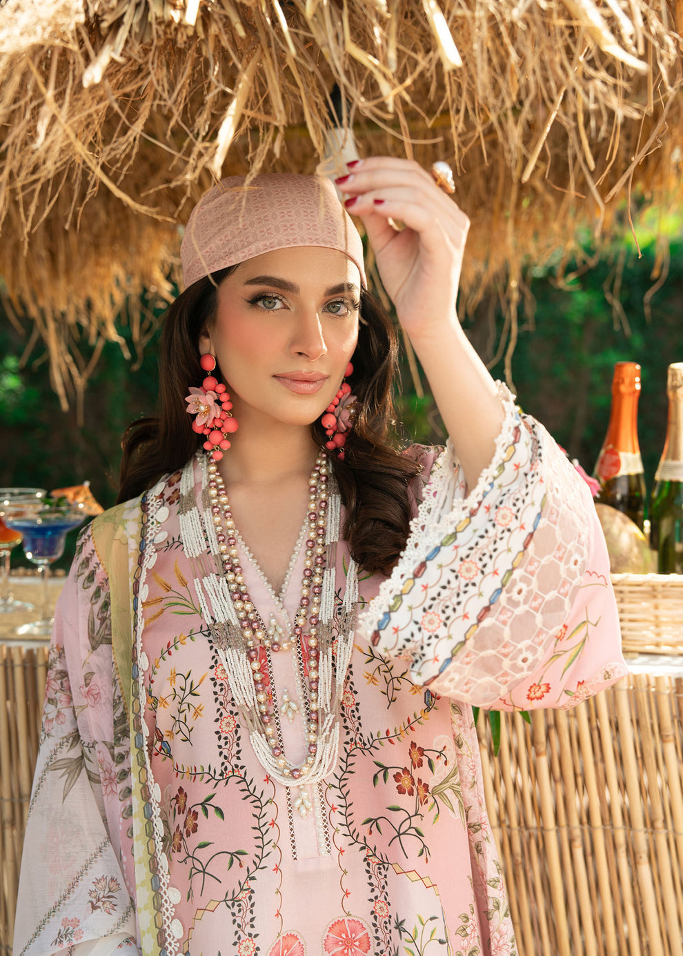 Sardinia | Coctail 25 | PINK PUNCH XL Pale Pink Lawn