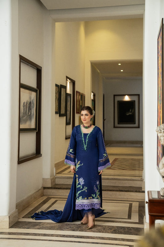 Tabyaa | Ruby Collection 25 | Lapis - Pakistani Designer Dress - by Tabyaa - Type : Ladies Clothes - 100% Original at Saira Sultan