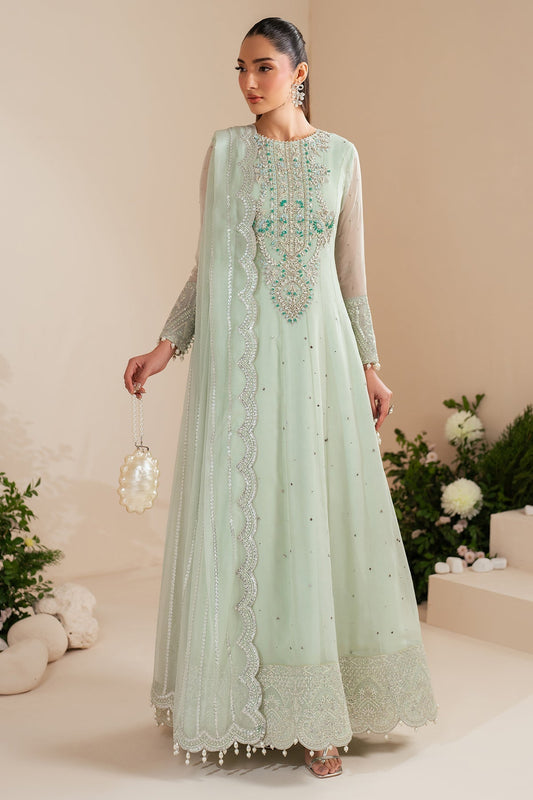 Alizeh | Handcrafted Eid Edit 25 | AF-HM-4035-Rimel XS Mint Chiffon