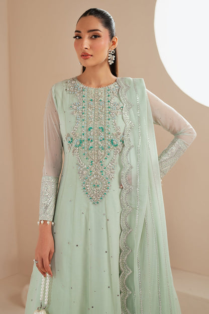 Alizeh | Handcrafted Eid Edit 25 | AF-HM-4035-Rimel L Mint Chiffon