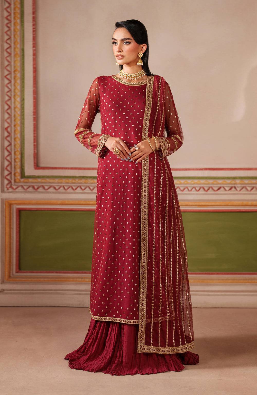Zarif | Falesia Formals | UNST-HF-01 MUHAAG - Pakistani Designer Dress - by Zarif - Type : Ladies Clothes - 100% Original at Saira Sultan