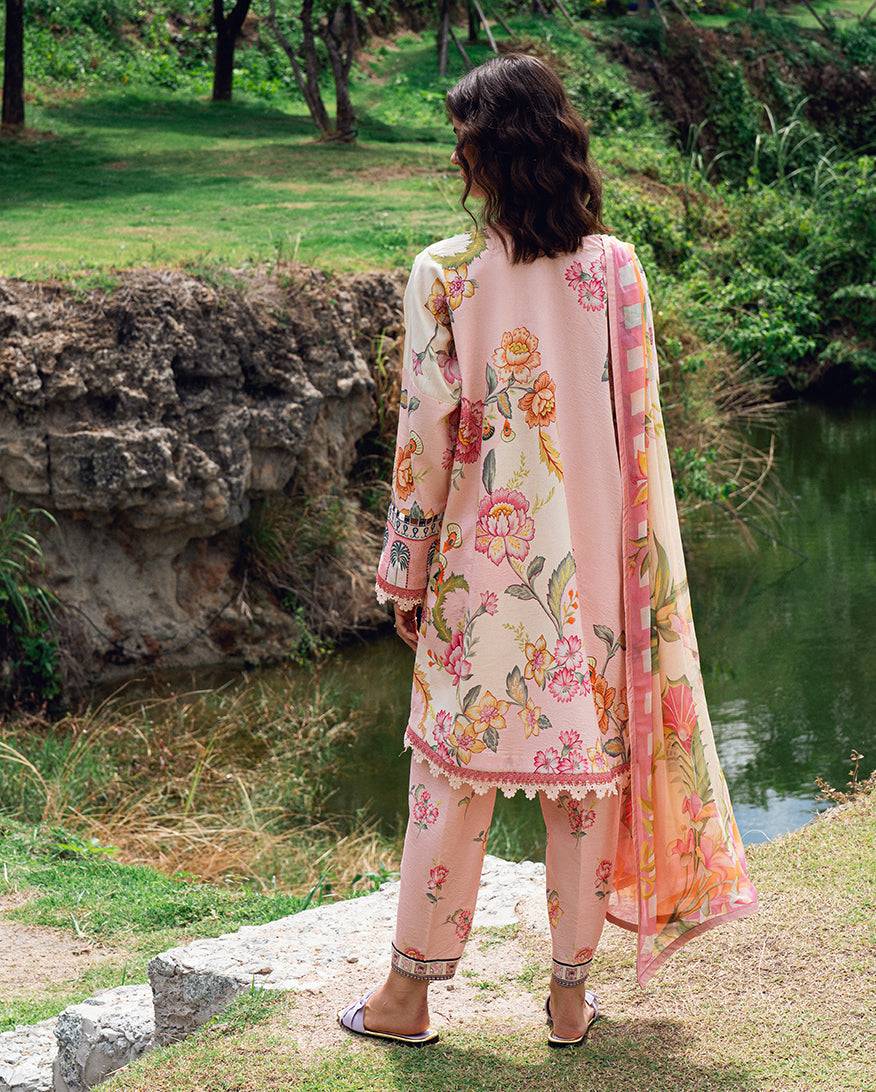 Roheenaz | Garden Veal Printed Lawn 25 |Wildflower fluff - Pakistani Designer Dress - by Roheenaz | Type: Ladies Clothes - 100% Original at Saira Sultan