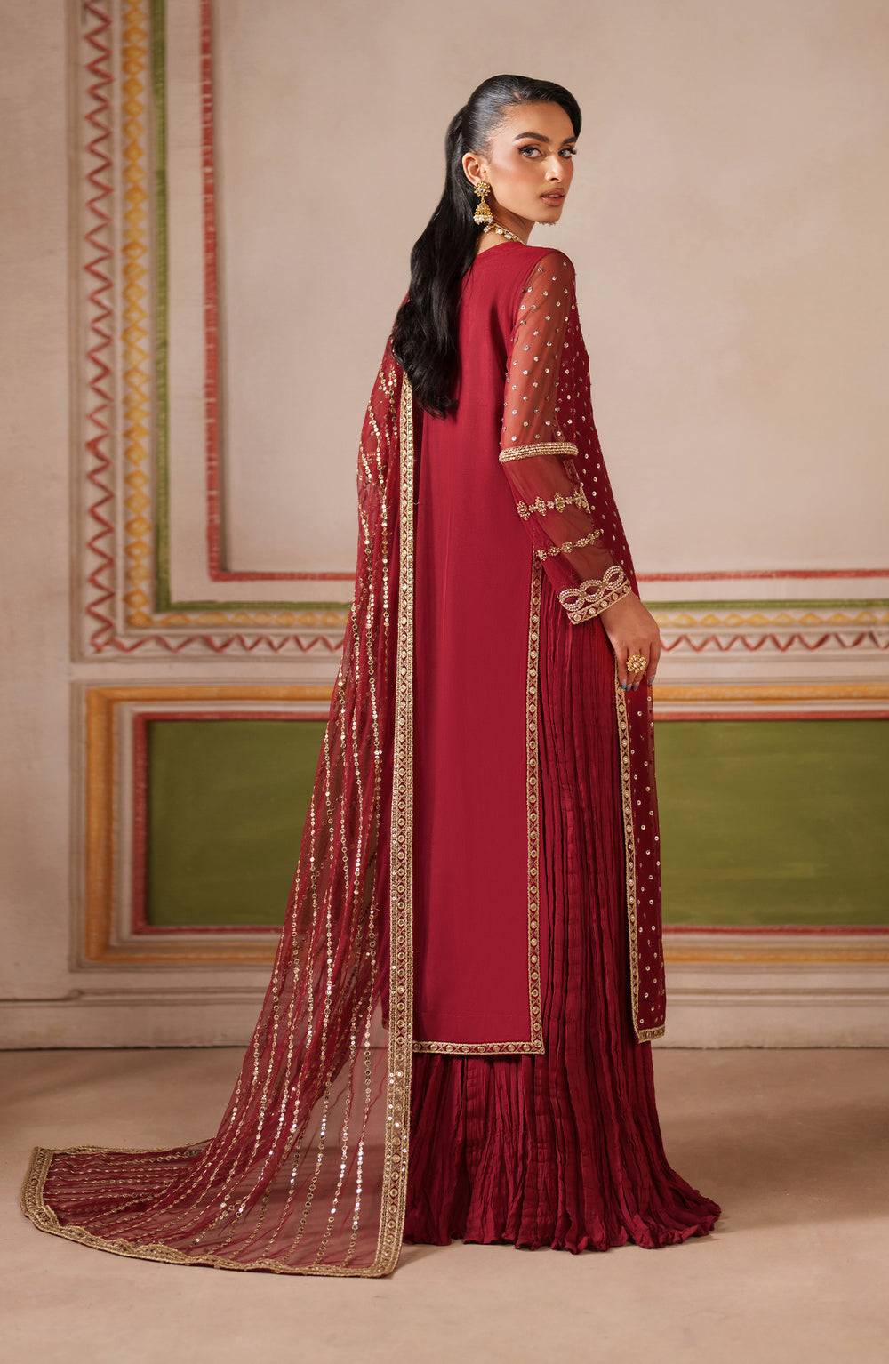 Zarif | Falesia Formals | UNST-HF-01 MUHAAG - Pakistani Designer Dress - by Zarif - Type : Ladies Clothes - 100% Original at Saira Sultan