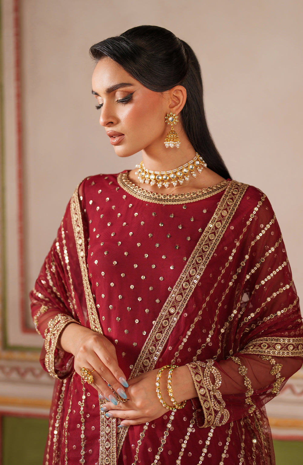Zarif | Falesia Formals | UNST-HF-01 MUHAAG - Pakistani Designer Dress - by Zarif - Type : Ladies Clothes - 100% Original at Saira Sultan