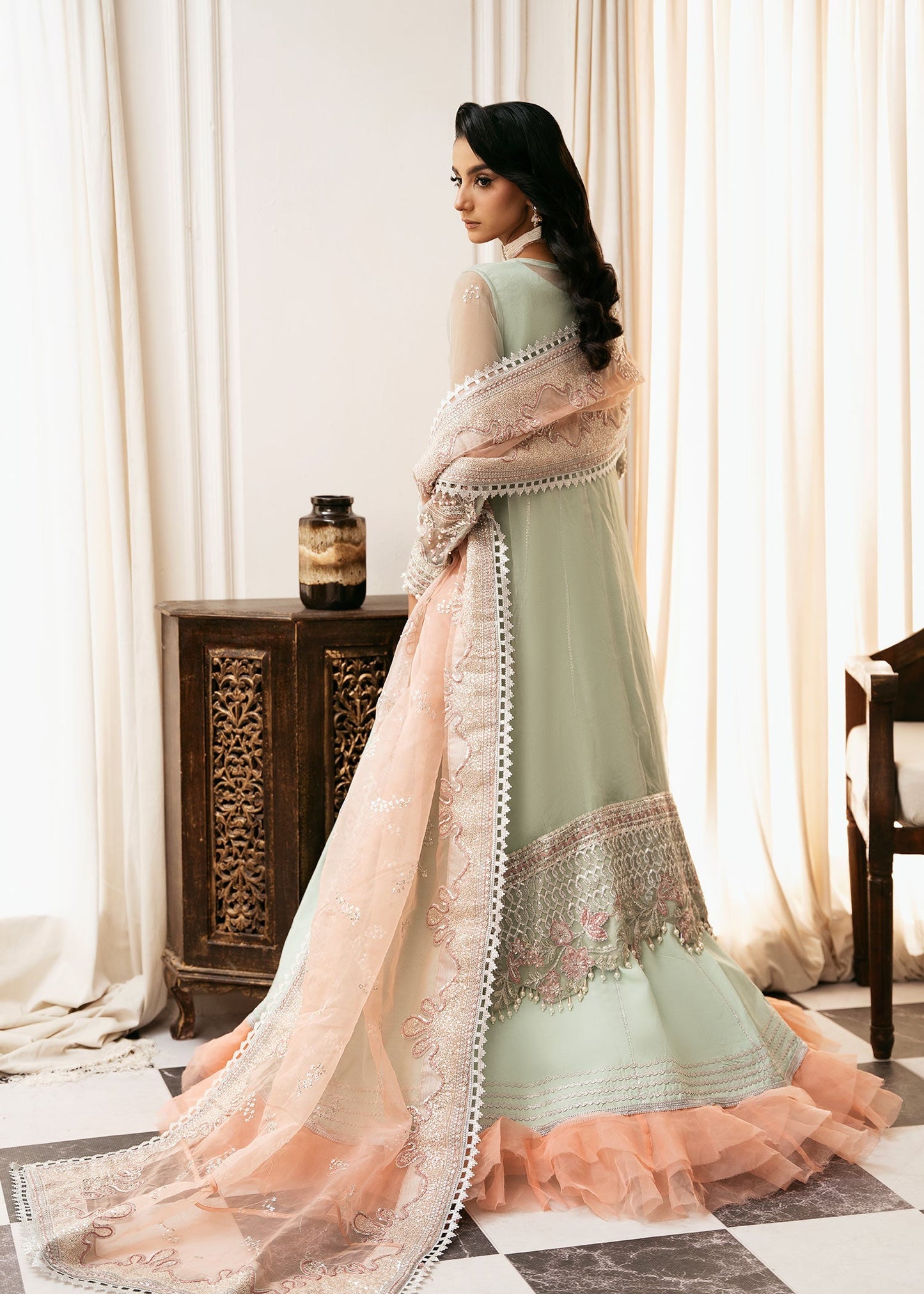 Inayat | Festive Formals | TEEL-TALE - Pakistani Designer Dress - by Inayat - Type : Ladies Clothes - 100% Original at Saira Sultan