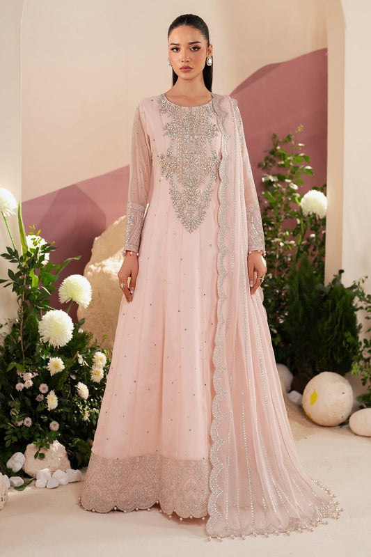 Alizeh | Handcrafted Eid Edit 25 | AF-HM-4036-Dazzle XS Light Pink Chiffon