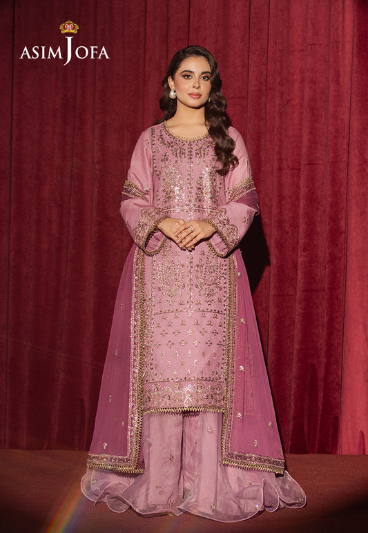 Asim Jofa | Premium Festive | AJPF-14 XS Pink Silk