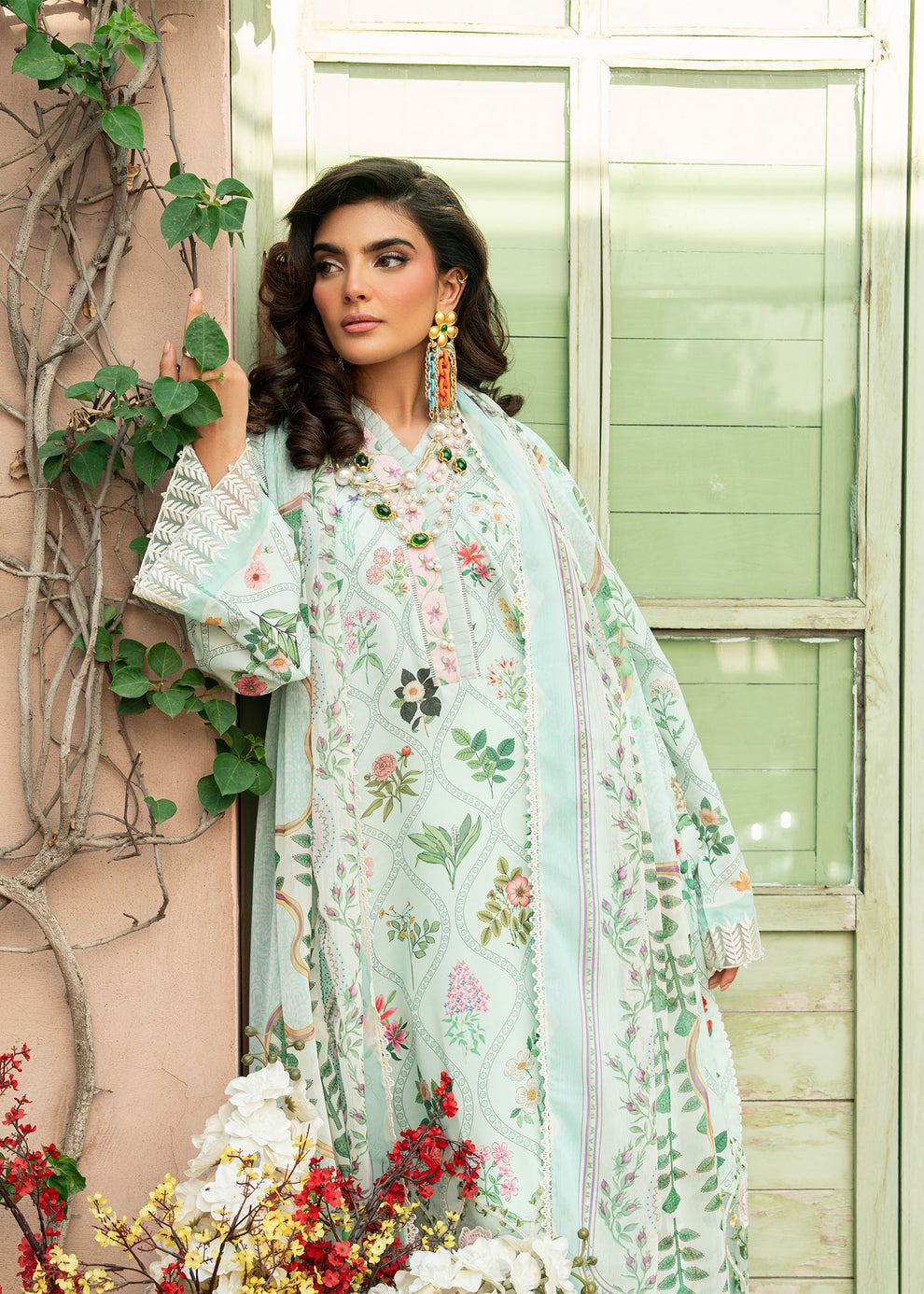 Sardinia | Coctail 25 | MARGARITA Custom Size Lawn Pastel Mint