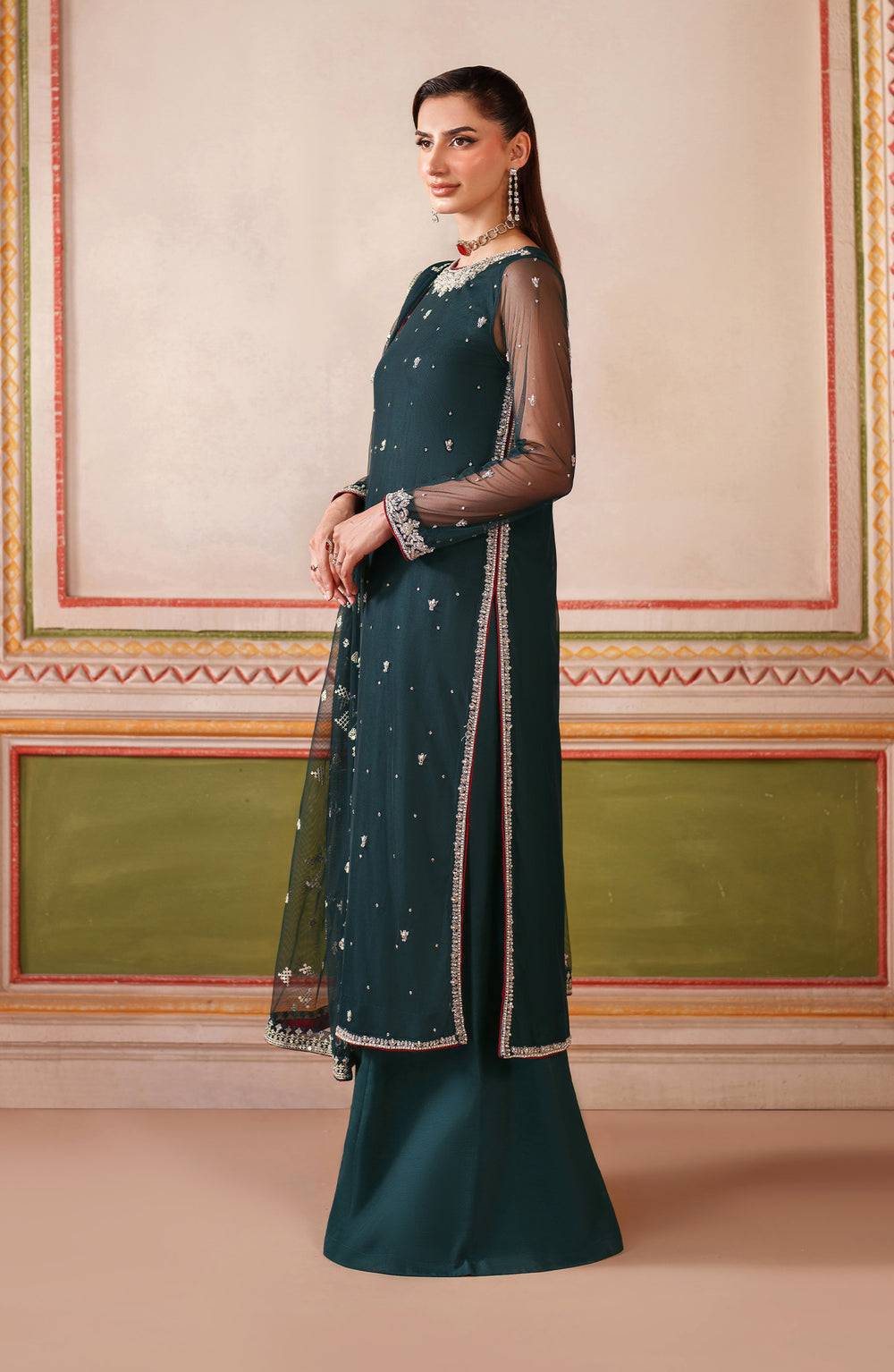 Zarif | Falesia Formals | UNST-HF-02 SHENAAR - Pakistani Designer Dress - by Zarif - Type : Ladies Clothes - 100% Original at Saira Sultan