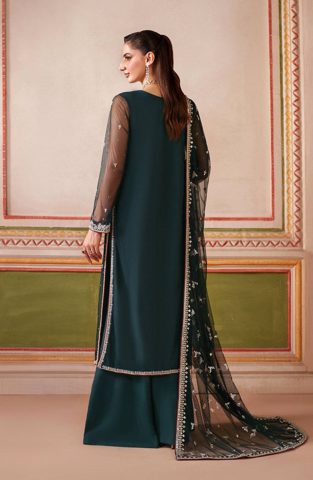 Zarif | Falesia Formals | UNST-HF-02 SHENAAR - Pakistani Designer Dress - by Zarif - Type : Ladies Clothes - 100% Original at Saira Sultan
