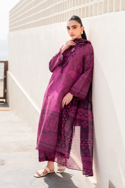 Xenia Formals | Summer Away 25 | BRICK-B XS Magenta Lawn