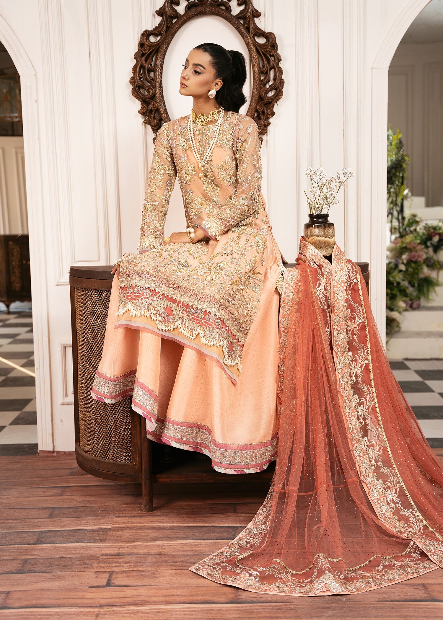 Inayat | Festive Formals |SUN-KISSED - Pakistani Designer Dress - by Inayat - Type : Ladies Clothes - 100% Original at Saira Sultan