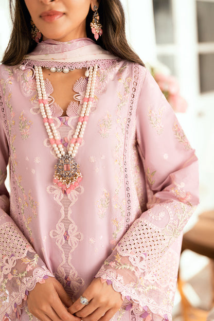 Qalamkar | Luxury Lawn Eid Edit | SB-06 Komal L Soft Lilac Lawn