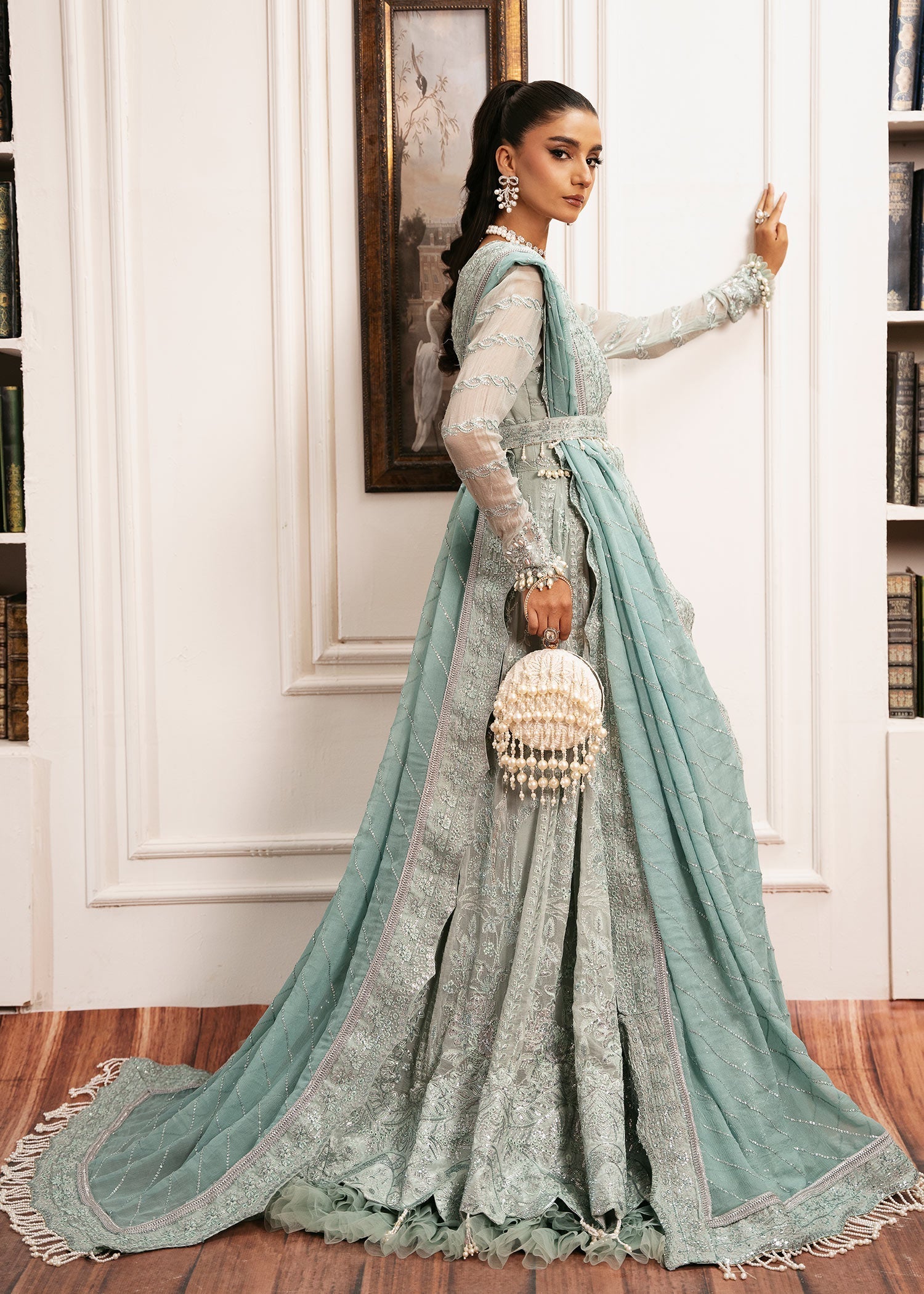 Inayat | Festive Formals | EQUISITE-ROSE - Pakistani Designer Dress - by Inayat - Type : Ladies Clothes - 100% Original at Saira Sultan