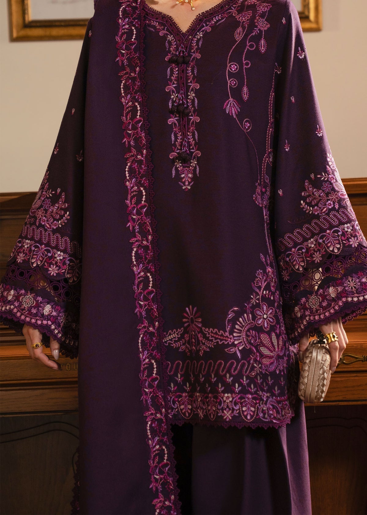 Kanwal Malik | Gulana Winter 25 | Roshanda by Kanwal Malik - Designer Dress  - Type : Ladies Clothes - Available at Saira Sultan - 100% Original 