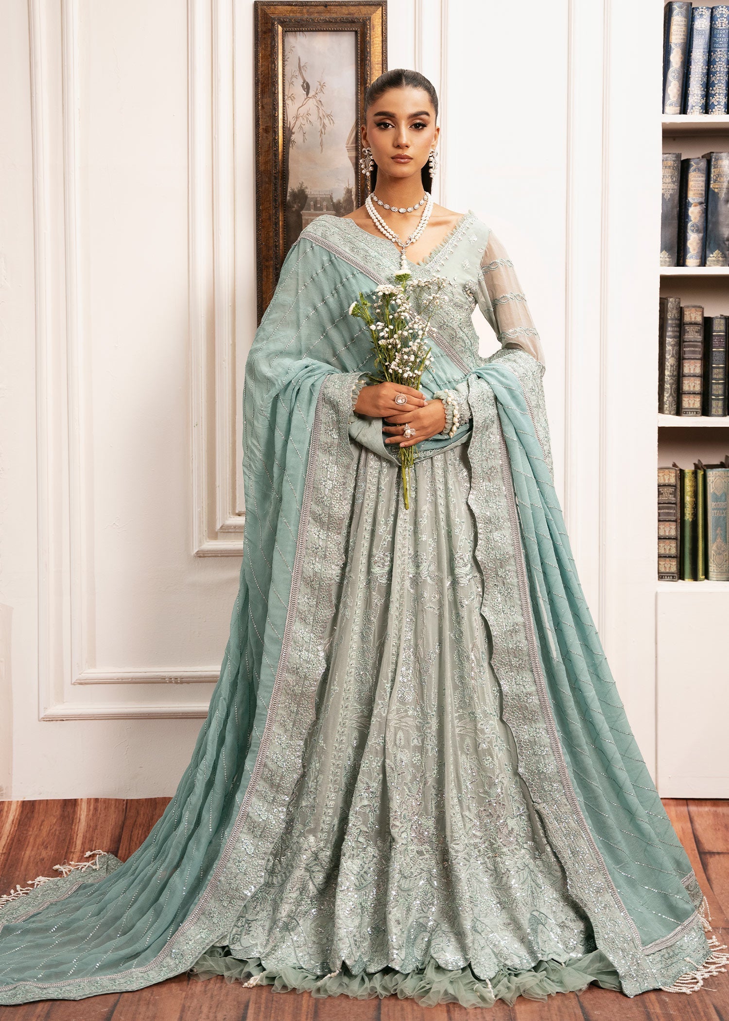 Inayat | Festive Formals | EQUISITE-ROSE - Pakistani Designer Dress - by Inayat - Type : Ladies Clothes - 100% Original at Saira Sultan
