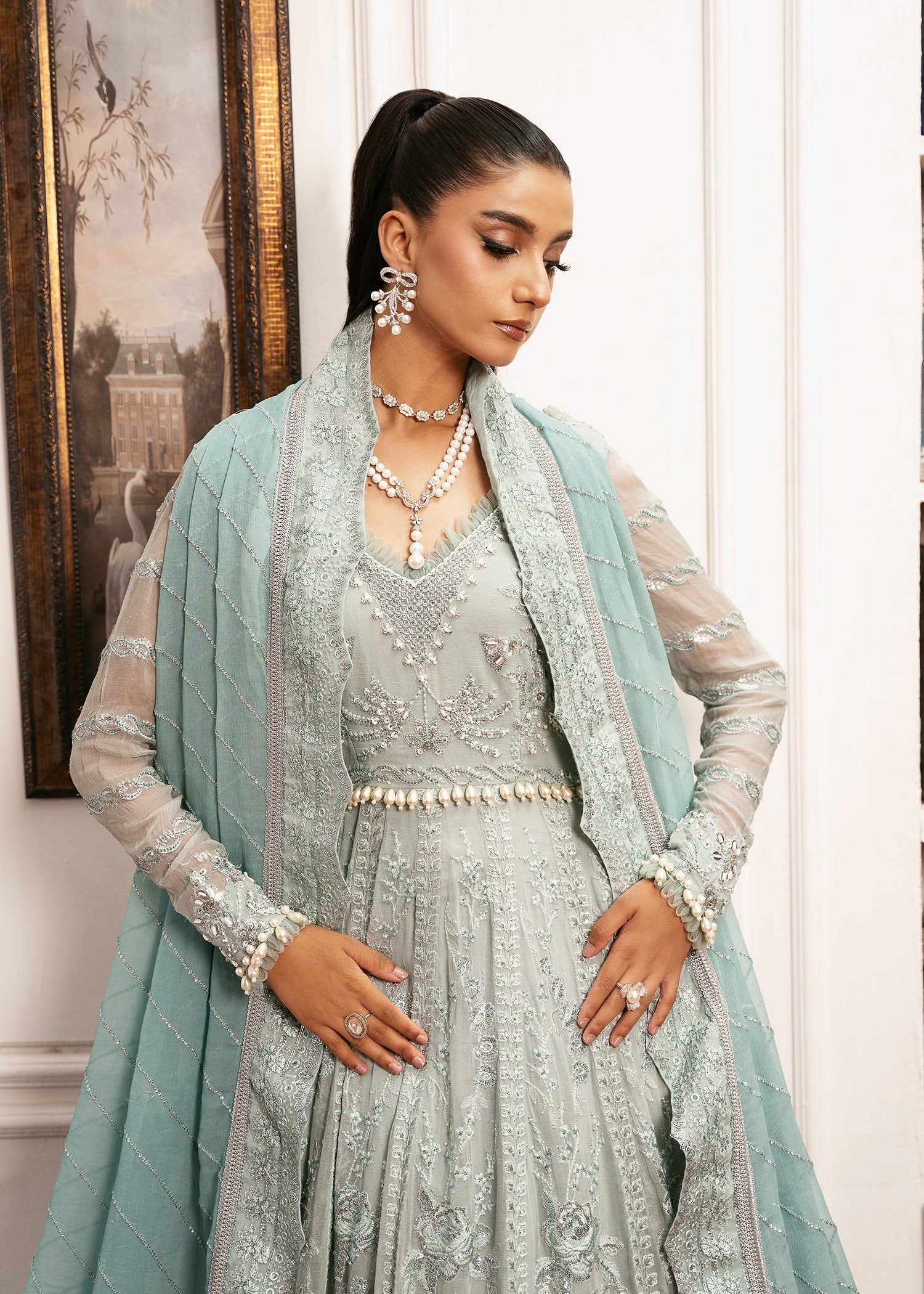 Inayat | Festive Formals | EQUISITE-ROSE - Pakistani Designer Dress - by Inayat - Type : Ladies Clothes - 100% Original at Saira Sultan