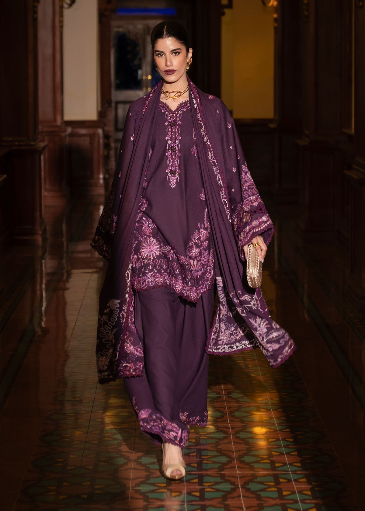 Kanwal Malik | Gulana Winter 25 | Roshanda by Kanwal Malik - Designer Dress  - Type : Ladies Clothes - Available at Saira Sultan - 100% Original 