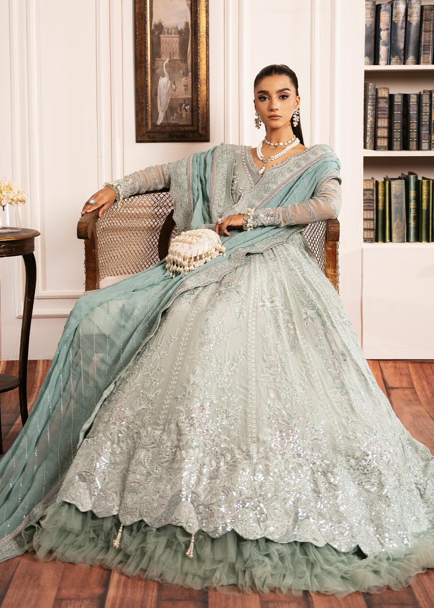 Inayat | Festive Formals | EQUISITE-ROSE - Pakistani Designer Dress - by Inayat - Type : Ladies Clothes - 100% Original at Saira Sultan