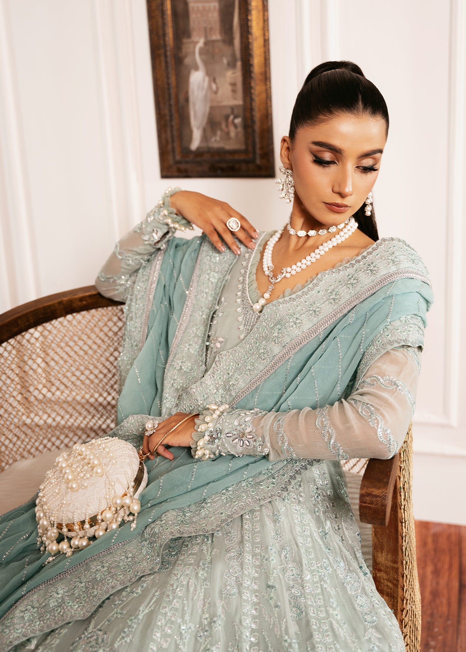 Inayat | Festive Formals | EQUISITE-ROSE - Pakistani Designer Dress - by Inayat - Type : Ladies Clothes - 100% Original at Saira Sultan