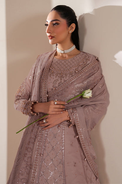 Alizeh | Handcrafted Eid Edit 25 | AF-HM-4031-Saffron M Soft Pink Chiffon